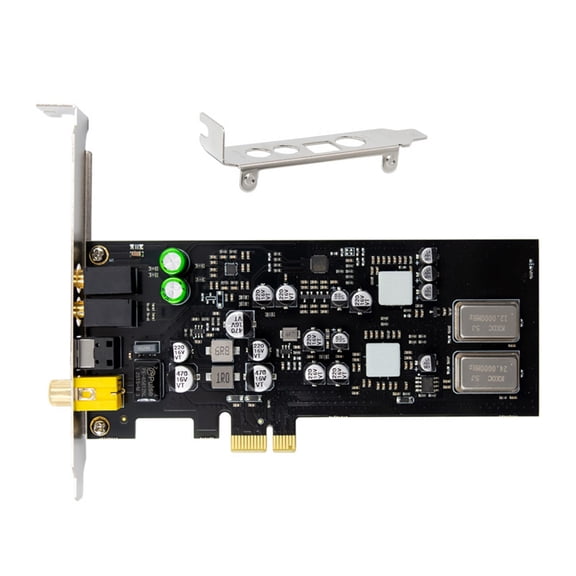 High Fidelitys PCIe Sound Card Supports 16Bit 24Bit Samplings Stereo PCM Output Via Opticals Coaxial Connection