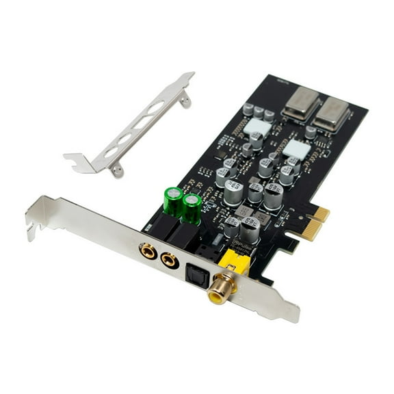 High Fidelitys PCIe Sound Card Supports 16Bit 24Bit Samplings Stereo PCM Output Via Opticals Coaxial Connection