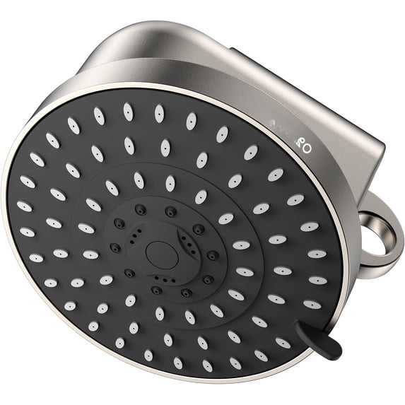 High  Filtered Shower ,  5 Modes High  Fixed Showerhead with Filter, 2-In-1 Shower  Filter for Hard Water, Remove 99% Chlorine, Improves  Hair Condition (6 Inch Brushed)