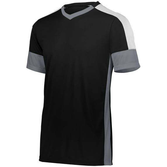 High Five 2XL Wembley Soccer Jersey Black/Graphite/White 322930