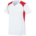 thumbnail image 1 of High Five 2XL Womens Lighting Jersey White/Scarlet 312182, 1 of 1