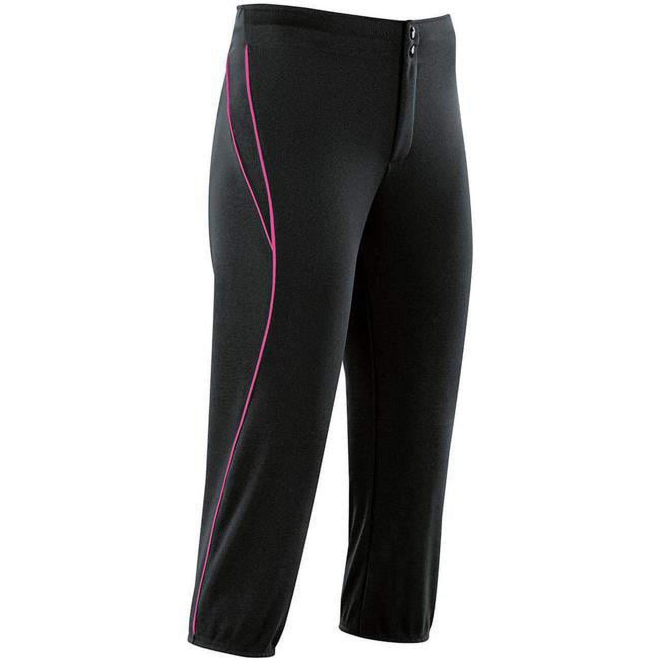 Softball Raspberry High Five 315122.494.XL Ladies ARC Softball Pant, Black & Raspberry ...