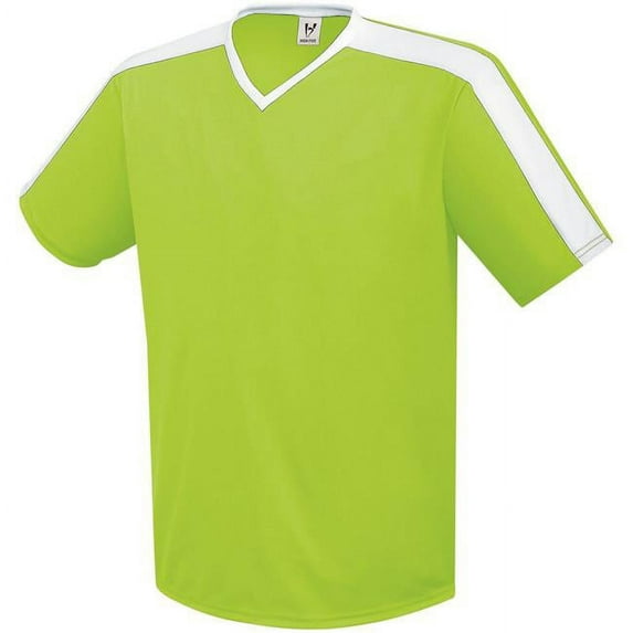 High Five 322731.693.L Youth Genesis Soccer Jersey, Lime & White - Large