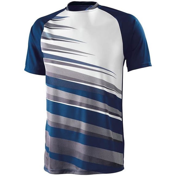 High Five 322911.371.S Youth Galactic Jersey - Navy, Graphite & White - Small