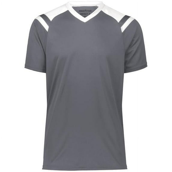 High Five 322970.R04.XL Adult Sheffield Jersey, Graphite & White - Extra Large