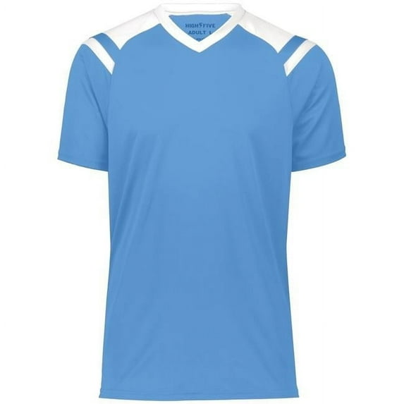 High Five 322971.293.XS Youth Sheffield Jersey, Columbia Blue & White - Extra Small