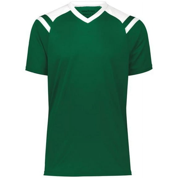 High Five 322971.438.L Youth Sheffield Jersey, Dark Green & White - Large