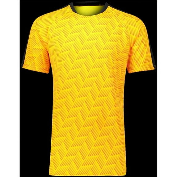 High Five 322980.84E.XL Adult Hypervolt Jersey, Power Yellow Print & Black - Extra Large