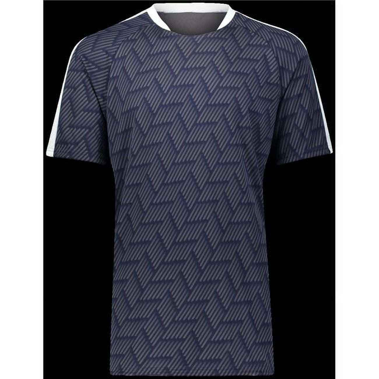 High Five 322981.67E.L Youth Hypervolt Jersey, Navy Print & White ...