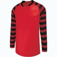 thumbnail image 1 of High Five 324360.406.XL Adult Prism Goalkeeper Jersey, Scarlet & Black - Extra Large, 1 of 1