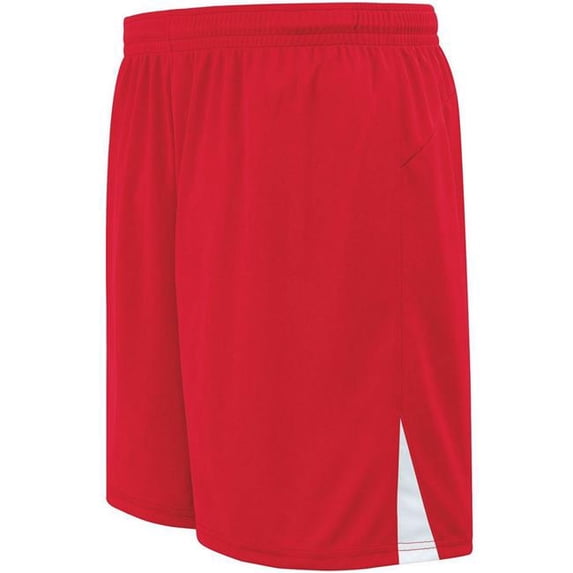 High Five 325412.408.2XL Ladies Hawk Shorts, Scarlet & White - 2XL