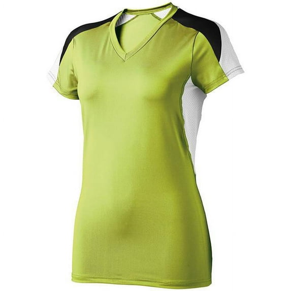 High Five 2XL Ladies Atomic Short Sleeve Jersey Lime/Black/White 342192