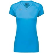 High Five 342222.812.L Ladies Truhit Short Sleeve Jersey, Power Blue - Large