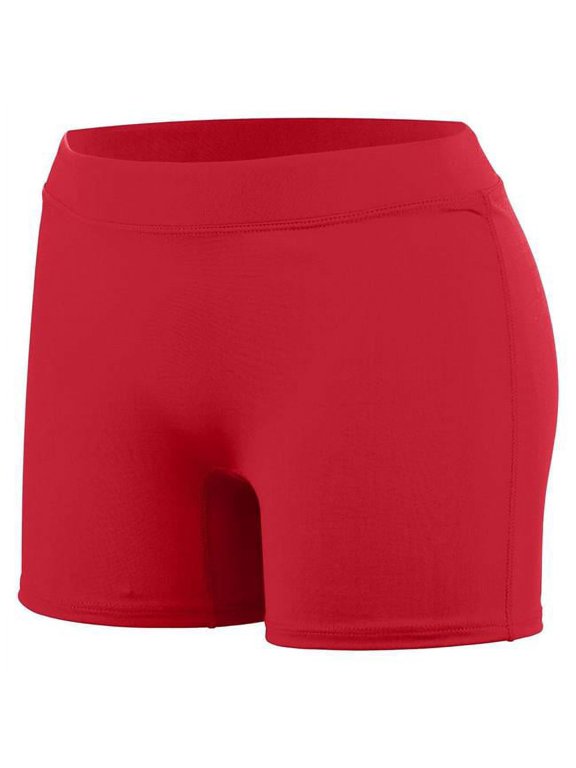 High Five 345582.083.XL Ladies Knock Out Shorts, Scarlet - Extra Large