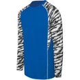 thumbnail image 1 of High Five 3XL Adult Evolution Print Long Sleeve Royal/Fragment Print/White 372340, 1 of 4