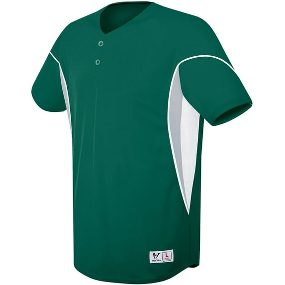 High Five 3XL Ellipse Two-Button Jersey Scarlet/White 312050