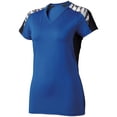 thumbnail image 1 of High Five L Girls Atomic Jersey ROYAL/FRAGMENT PRINT/BLACK 342193, 1 of 2