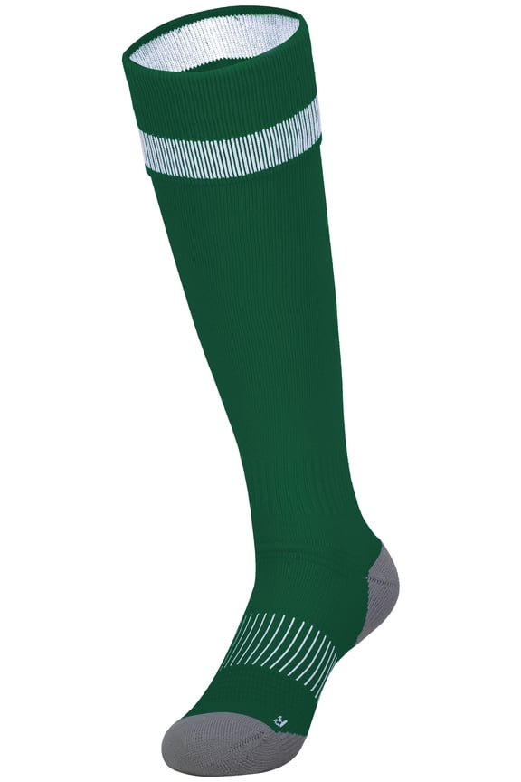 High Five L Impact+ Soccer Socks Dark Green/White/Graphite 329120