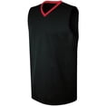 thumbnail image 1 of High Five L Ladies Transition Jersey Black/Scarlet 332372, 1 of 1