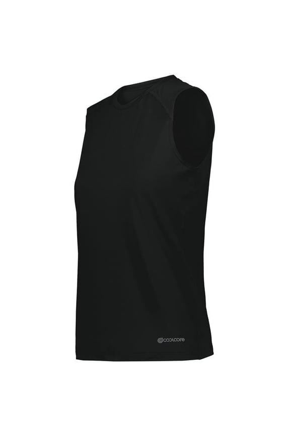 342272.080.XS Ladies TruHit Sleeveless Jersey, Black - Extra Small