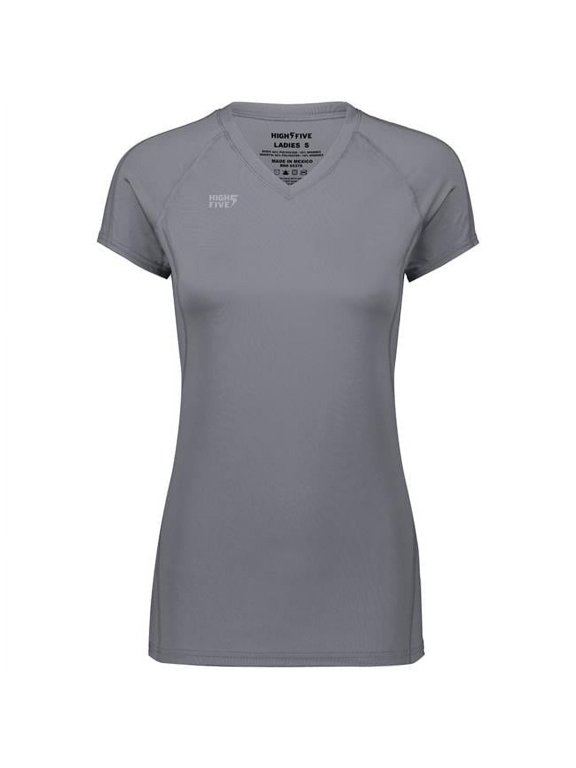 LADIES TRUHIT SHORT SLEEVE JERSEY, 2XL, GRAPHITE