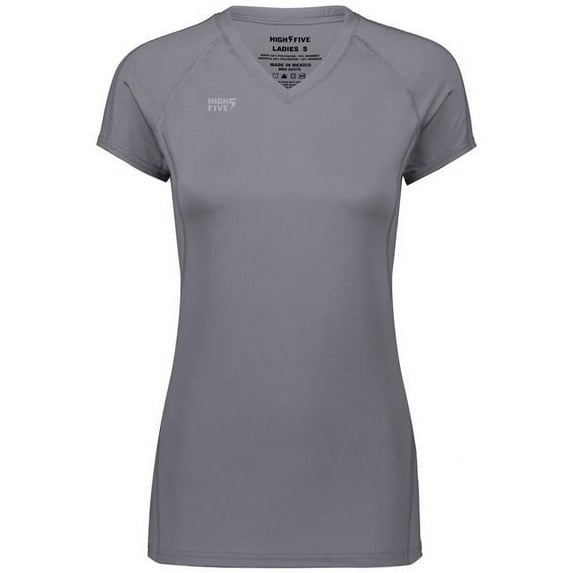 LADIES TRUHIT SHORT SLEEVE JERSEY, 2XL, GRAPHITE