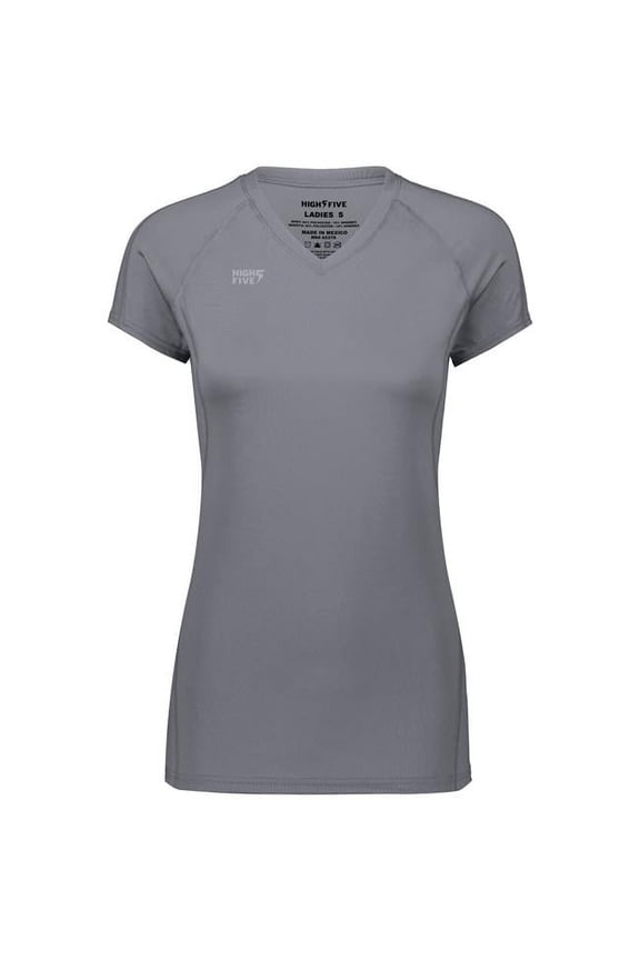 LADIES TRUHIT SHORT SLEEVE JERSEY, 2XL, GRAPHITE