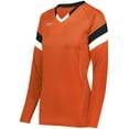 thumbnail image 1 of High Five M Ladies TruHit Tri-Color Long Sleeve Jersey Navy/Scarlet/White 342242, 1 of 2