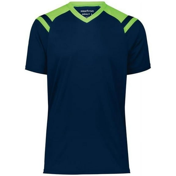 High Five M Sheffield Soccer Jersey Navy/Lime 322970