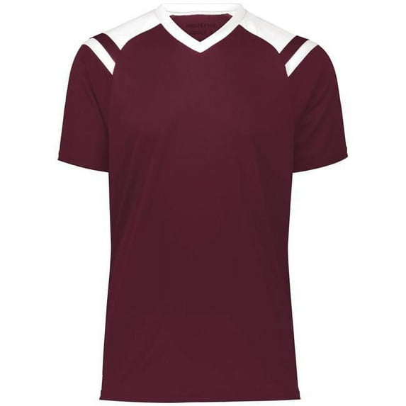 High Five M Youth Sheffield Jersey Maroon/White 322971