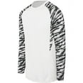 thumbnail image 1 of High Five S Adult Evolution Print Long Sleeve White/Fragment Print/White 372340, 1 of 4