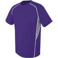 thumbnail image 1 of High Five S Boys Evolution Short Sleeve Purple/Graphite/White 372301, 1 of 2