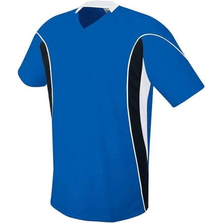 High Five S Helix Soccer Jersey Royal/Black/White 322740