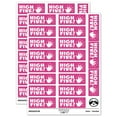 thumbnail image 1 of High Five Teacher Student School Sticker Set - Hot Pink - Gloss Finish - 2.00" Large, 1 of 7