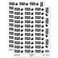 thumbnail image 1 of High Five Teacher Student School Sticker Set - White - Matte Finish - 1.5" Small, 1 of 7