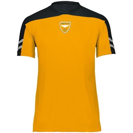 High Five XL Anfield Soccer Jersey Athletic Gold/Black/White 322950