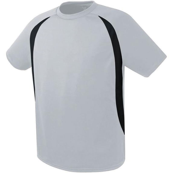 High Five XS Youth Liberty Soccer Jersey Silver Grey/Black 322781