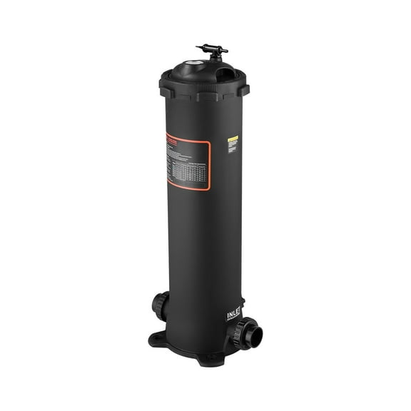 High Flow 6142 GPH 100 sq.ft Cartridge Pool Filter and Filtration System with Valve for Clean Swimming Pool Water