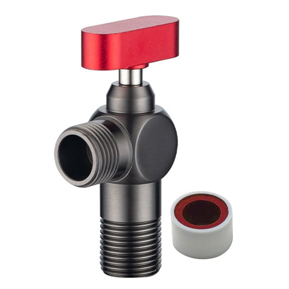 High-Flow Brass Angle Valve For Water Heaters 1/2 Inch Safe Easy Control Water Heater Ball Valve Bathroom Water Stop Valve