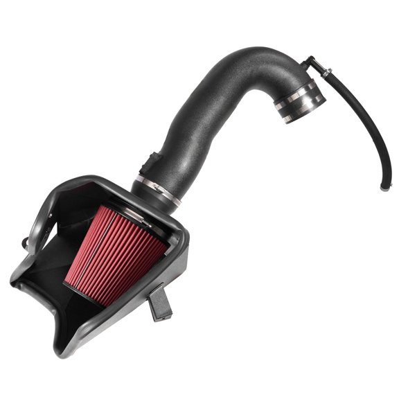 High Flow Cold Air Intake System with Heat Shield for 2019-2025 Chevy Silverado, GMC Sierra, 2021-2025 Cadillac Escalade 6.2L - Performance Air Filter Kit to Boost Horsepower
