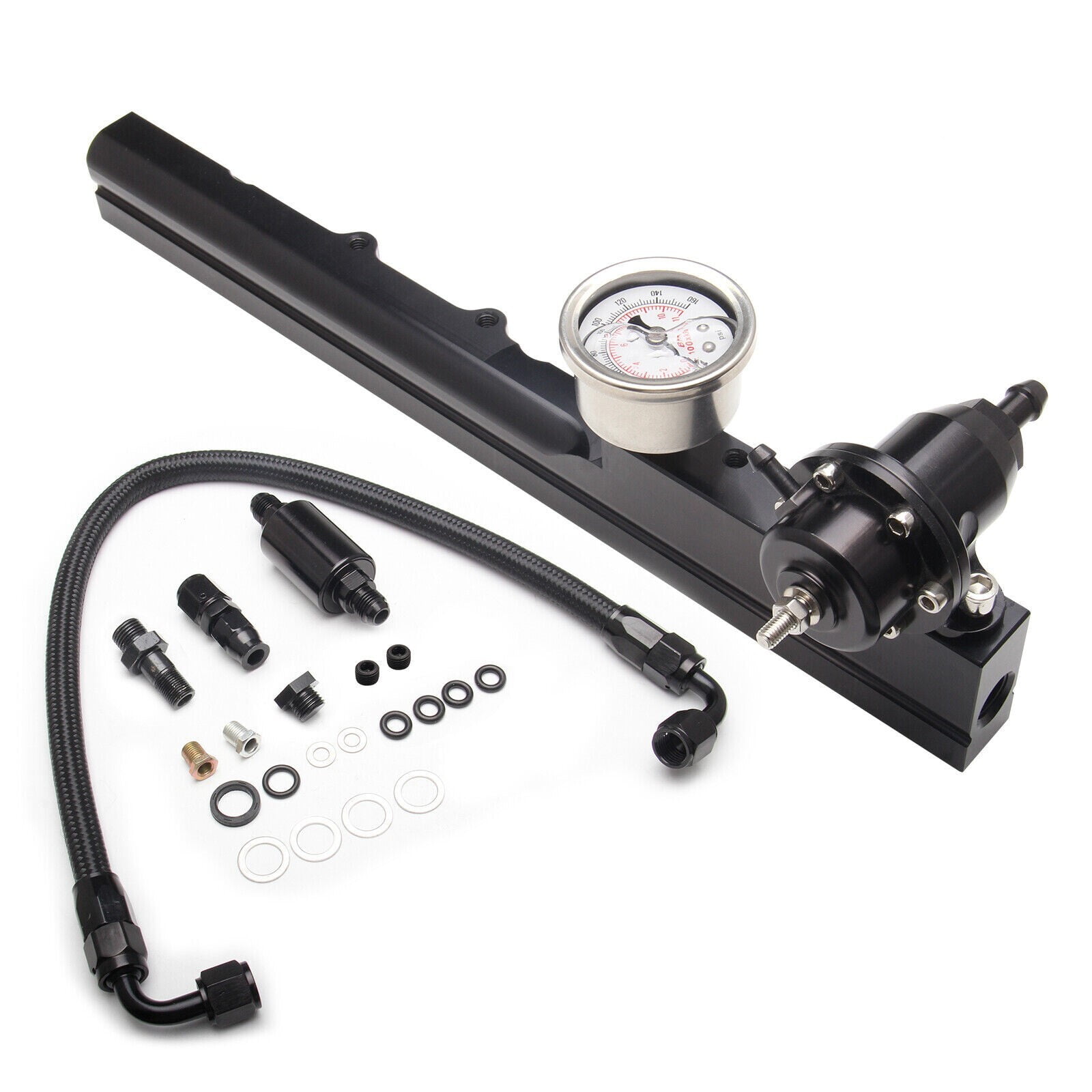 Other - High Flow Fuel Rail W/ Regulator Gauge & AN6 Hose B16 B18 B20 Si B- Series Was Listed For 1,686.00 On 14 Apr At 02:23 By Szulou In China (ID:638769778 - Foto 10