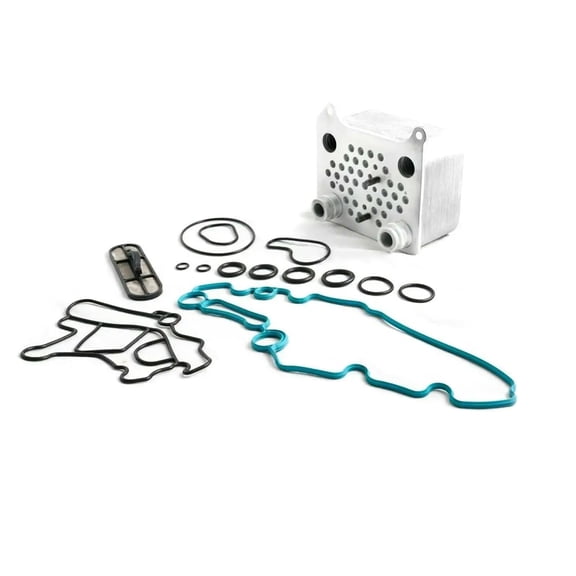 High-Flow Oil Cooler Upgrade for Ford 6.0L Powerstroke Diesel Trucks Enhanced Performance for F250 & F350 (2003-2010)