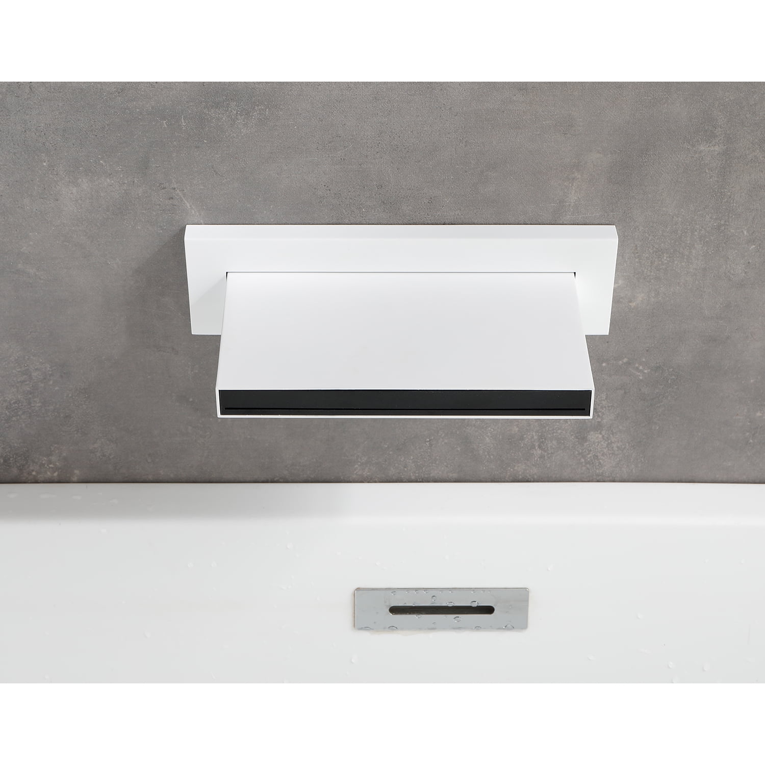 High Flow Wall Mount Shower Waterfall Tub Faucet Versatile Bathroom