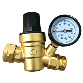 High Flows Brass Pressure Regulating Valves For Recreational Vehicles With Thread Interfaces Professional Regulator Valves