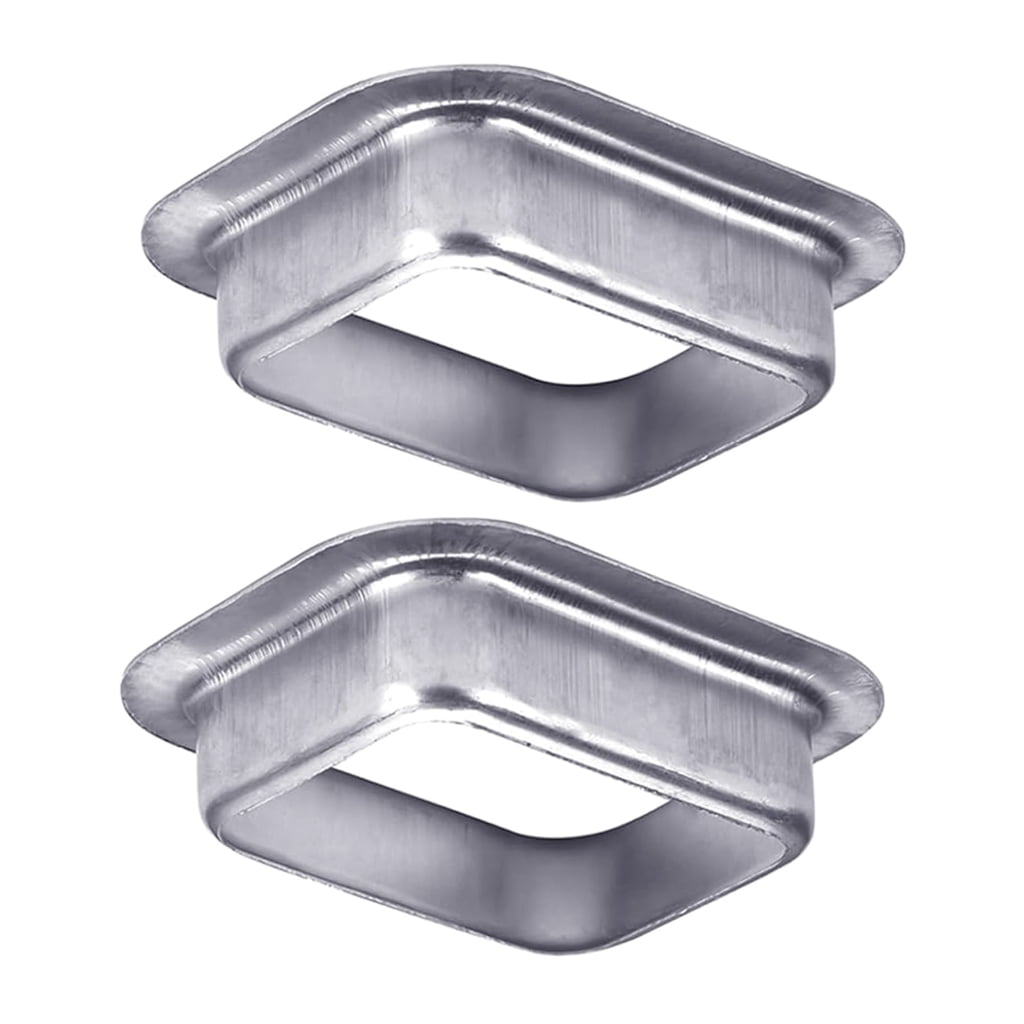 High Flows K Styles Gutter Outlet Aluminum Downspout Drop Adapters Pair ...