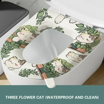 High Foam Eva Toilet Seat Cushion | Reusable Washable & Wipeable Toilet Seat Cover | Universal Fit for Household & Travel Use | Non-Slip Design for Adults & Kids