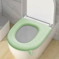 thumbnail image 1 of High Foam Toilet Seat Cushion for Household Use Washable and Wipe Able Toilet Seat Ring for All Seasons in the Bathroom, 1 of 9