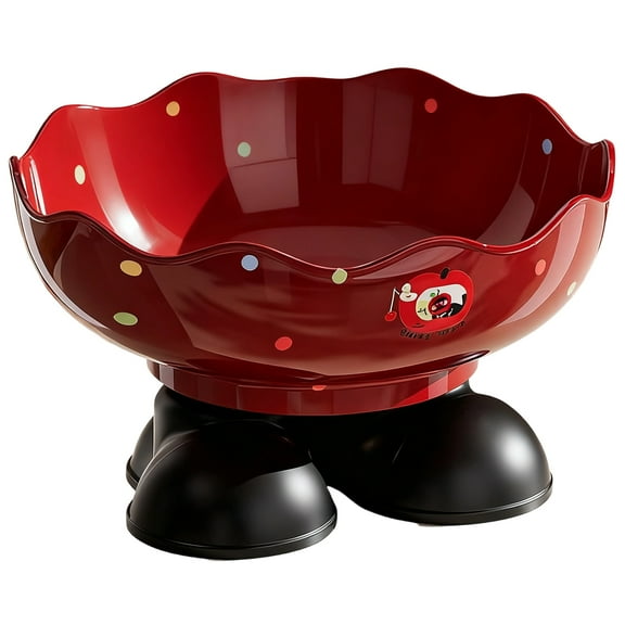 High Foot Serving Bowl Large Capacity Candy Dish For Christmas Parties Festival Occasions Kitchen Tableware