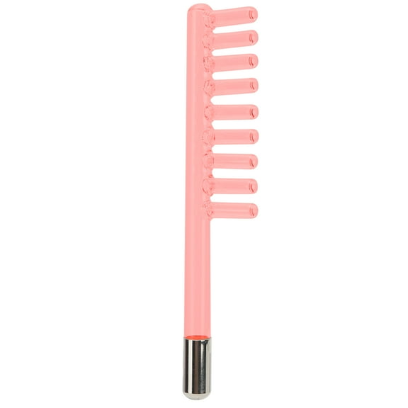 High Frequency Comb, Portable With Red Light Advanced Dandruff Removal Probe, Glass Probe Comb, Hair Salon For Improve Hair Quality Home Hair Style