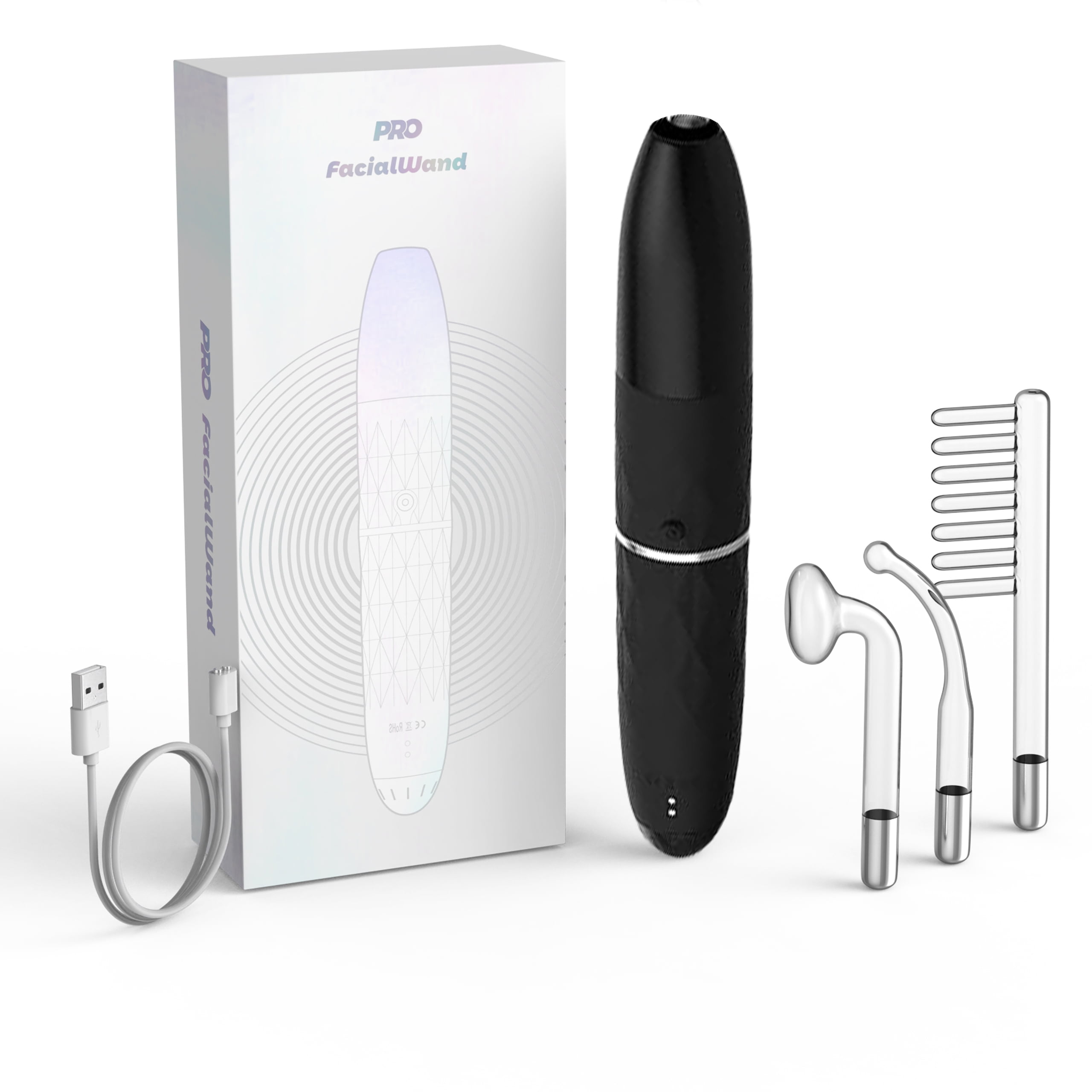 High Frequency Facial Machine Wireless Facial Wand Portable Handheld